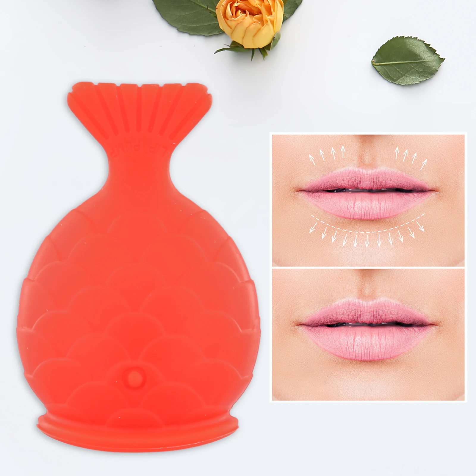 Lip Plumper Fish Shape Lip Enhancer Lip Plumping Big Sexy Mouth Lips Fish Shape Pout Mouth Tool Makes Your Lip Looks More Full