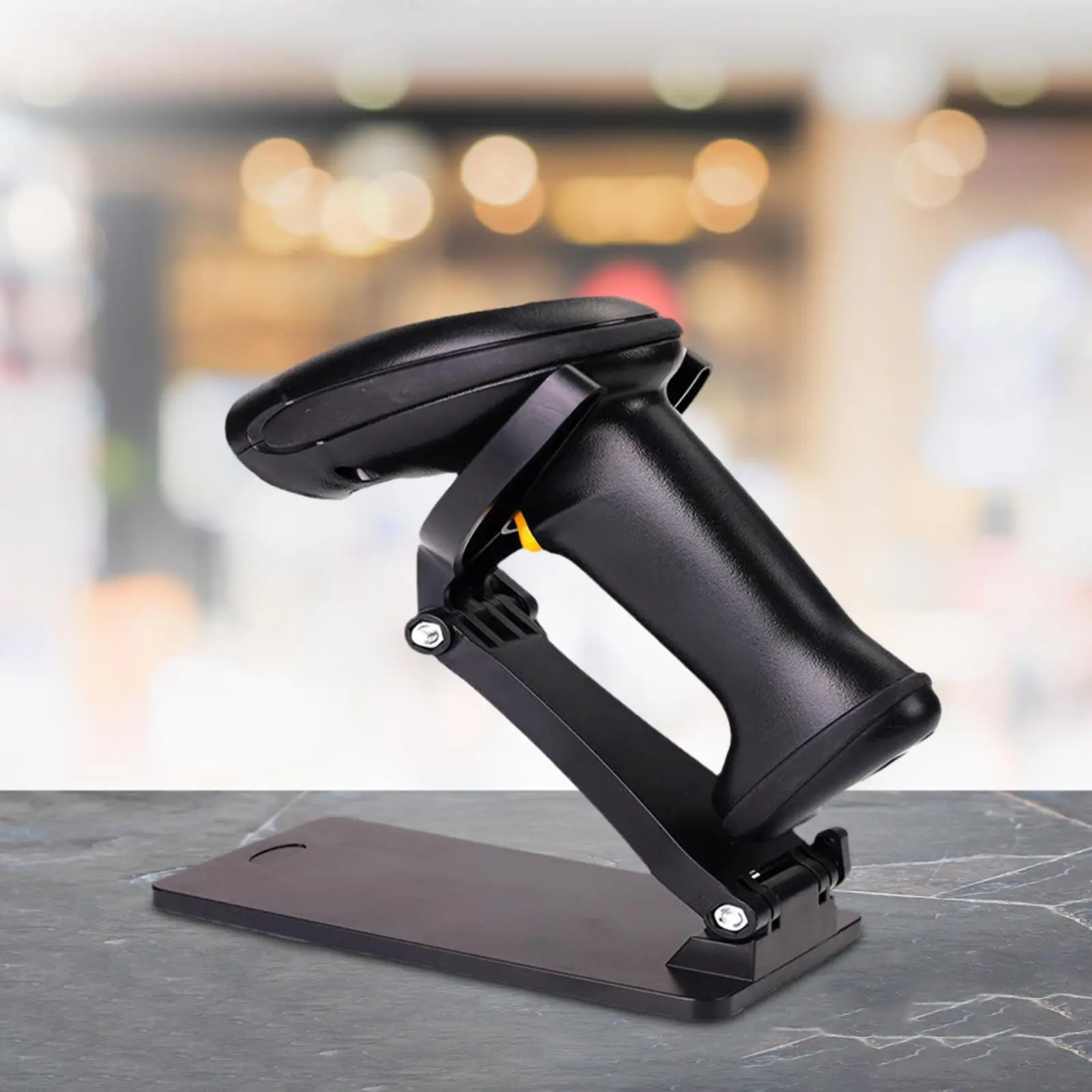 Barcode Scanner Stand Hands Free Adjustable Barcode Scanner Holder for Desk Support