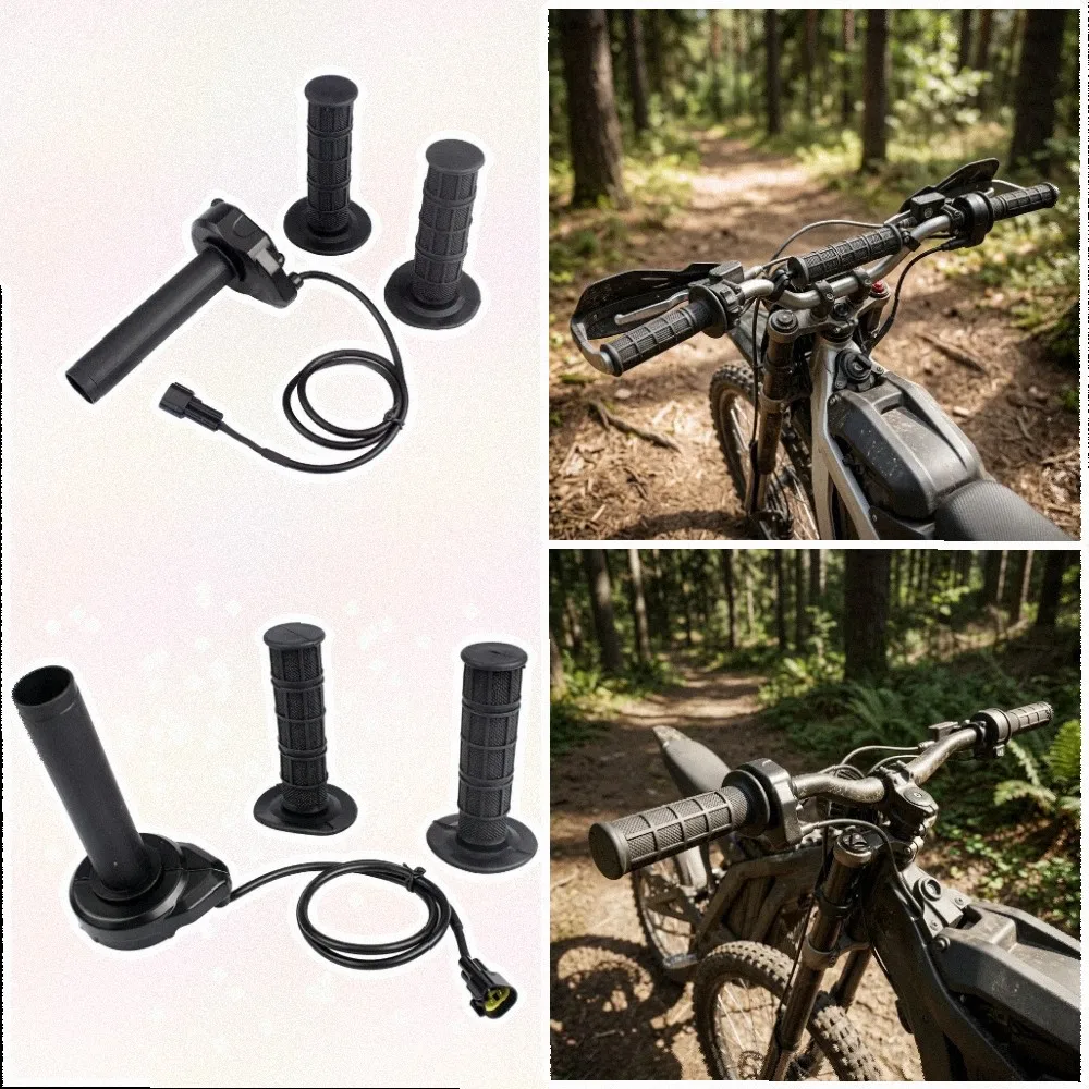 For Intense Off-road Rides Electric Throttle Handlebar Motocross Bike Throttle Upgrade Rolling Bearing Throttle
