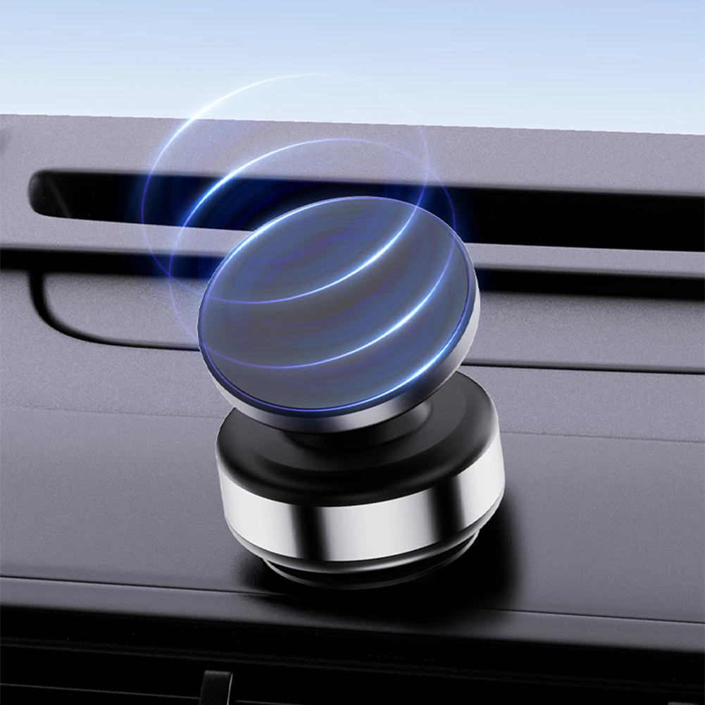 Electric Vacuum Magnetic Car Phone Mount 360° Rotating Car Magnetic Vacuum Adsorption Phone Bracket for Car Dashboard