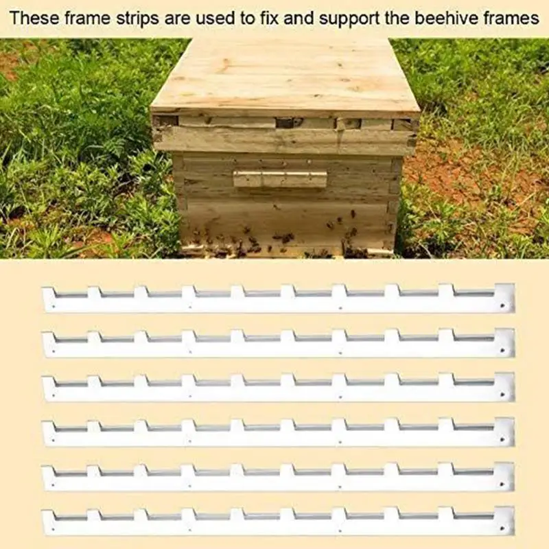 Beehive Frame Strip Beehive Picture Hangers Hive Frame Ends Bee Hive Spacing Strip Frame Spacer Frames Beekeeper Beekeeping Tool