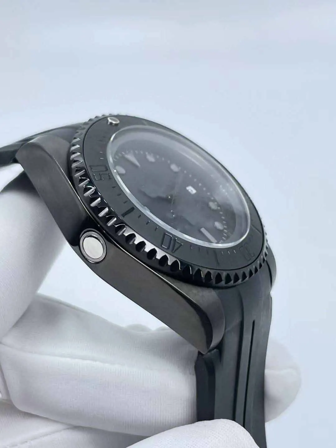 "Мужские часы для дайвинга Ghost King-44 мм, водонепроницаемые, с складной пряжкой, надежные и прочные наручные часы для повседневной носки"