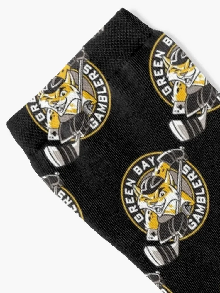 Green Bay Gamblers Socks Novelties with print Mens Socks Women's