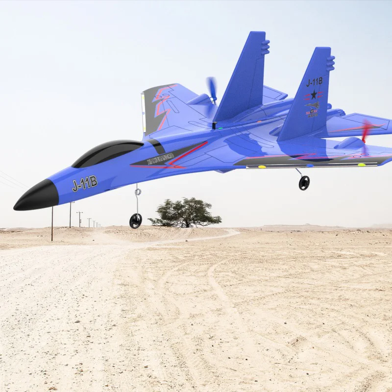 Mini J-11 giroscópio de equilíbrio inteligente, aeronave de controle remoto, brinquedo anfíbio em água, terra e ar para crianças, à prova d'água