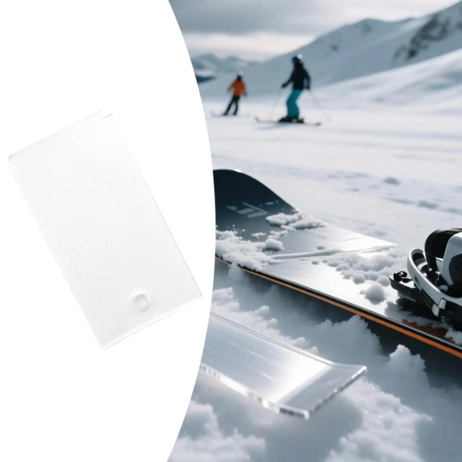 

Скребок для воска для сноуборда из акрила, профессиональный инструмент для удаления воска и очистки основы для зимних видов спорта