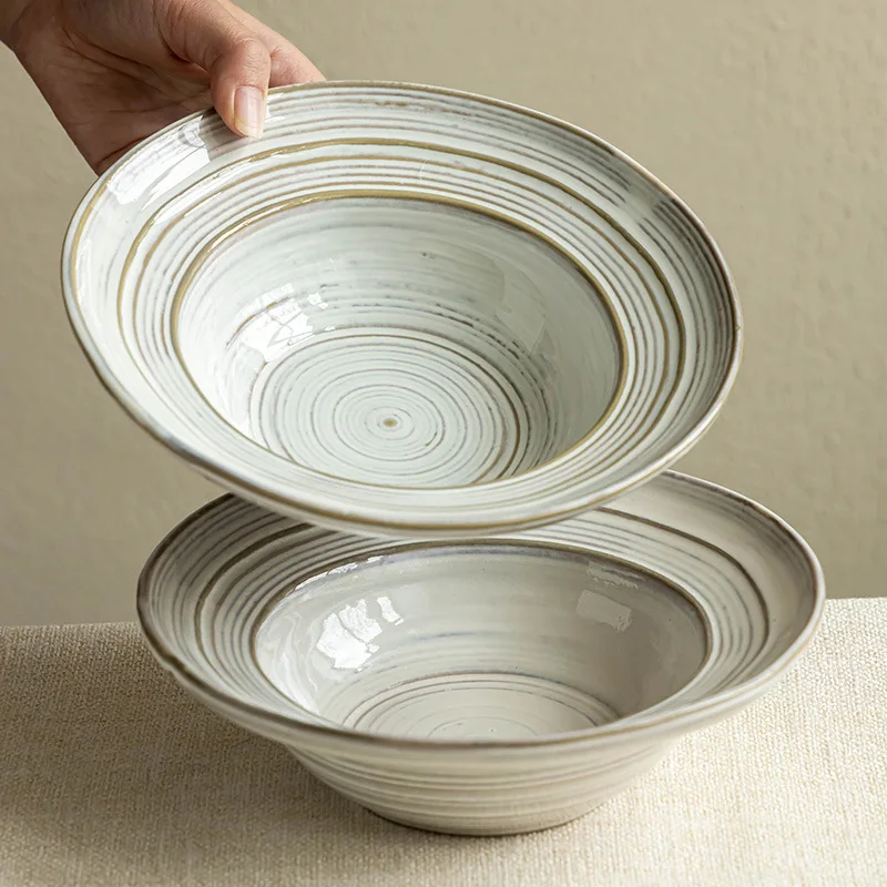 

Vintage Ceramic Hat Bowls for Salad Noodles Dishes Home Restaurant Tableware
