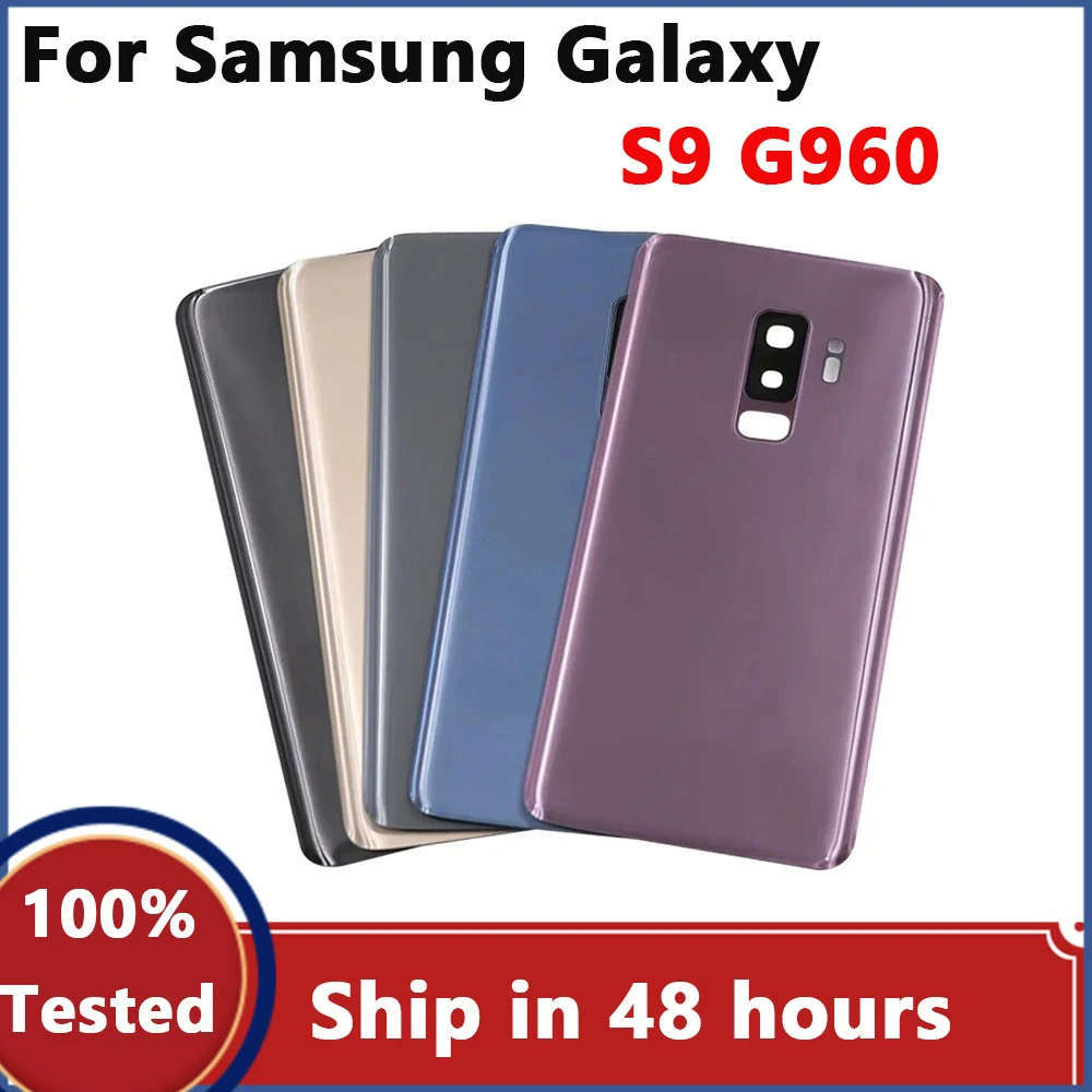 Back Glass Cover For Samsung Galaxy S9 G960 Replacement Rear Glass For Samsung Galaxy S9 With Camera Lens