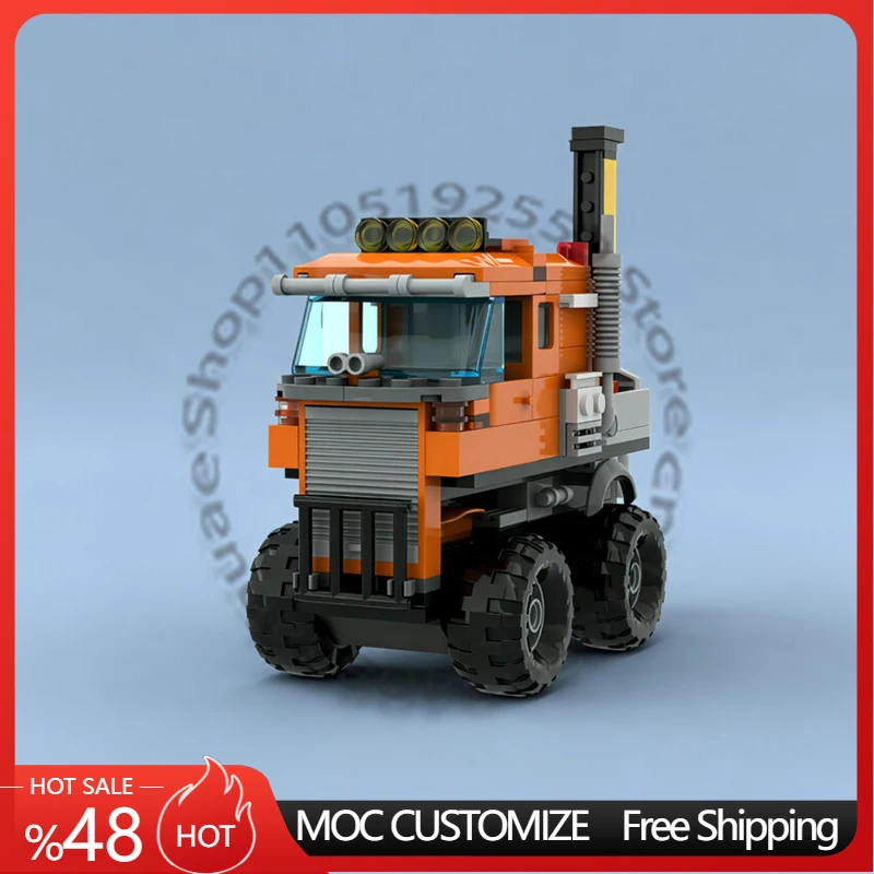 

180 PCS Speed King Heavy-Duty Drill Rig Truck MOC Customize Modular Building Block Kids Technology Brick DIY Toy Christmas Gift