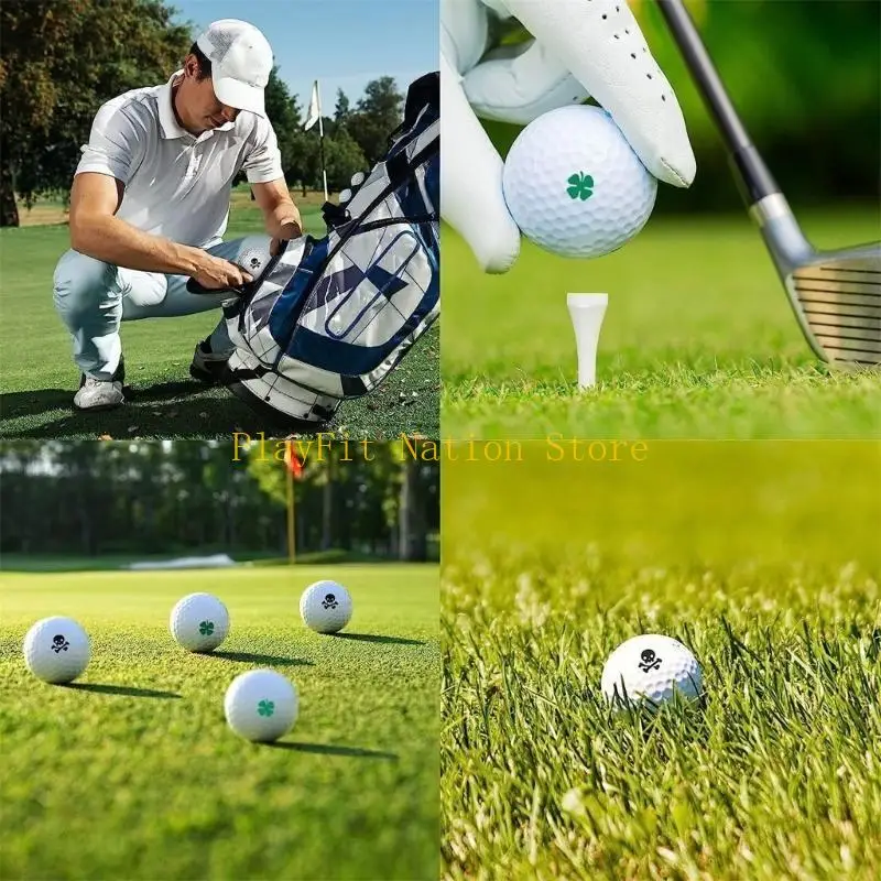 242F Golf Ball Stamper Plastic Stamp Marker Golf Ball Alignment Marking Tool