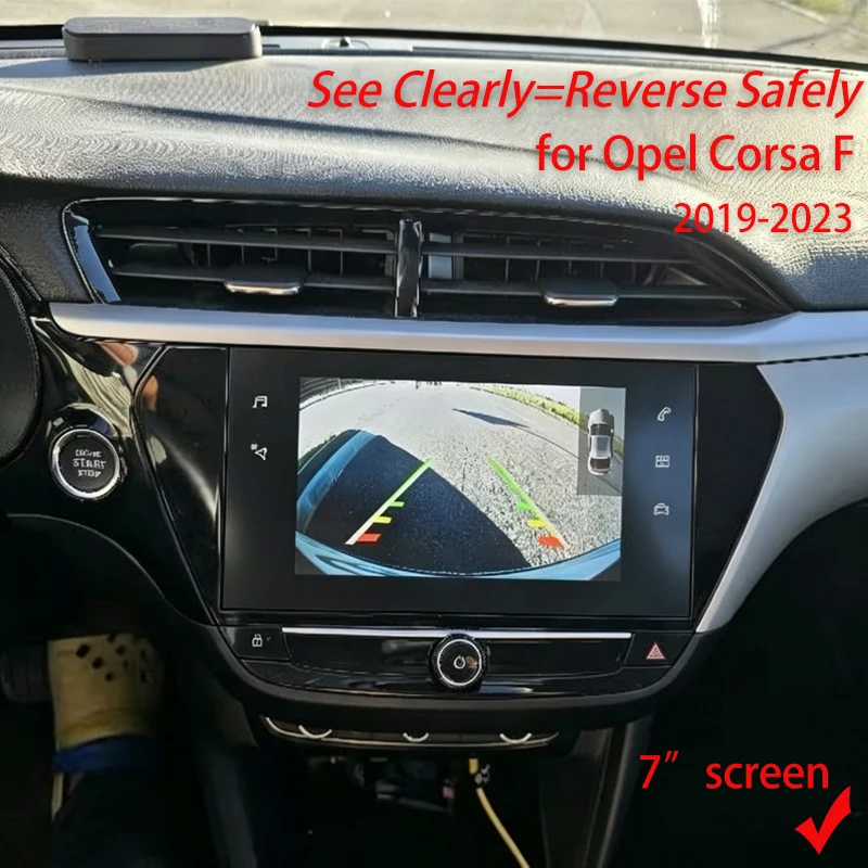 

Rearview camera Interface box Module for Opel corsa F 2019-2023 Original screen upgrade Reverse image assist system Plug &Play