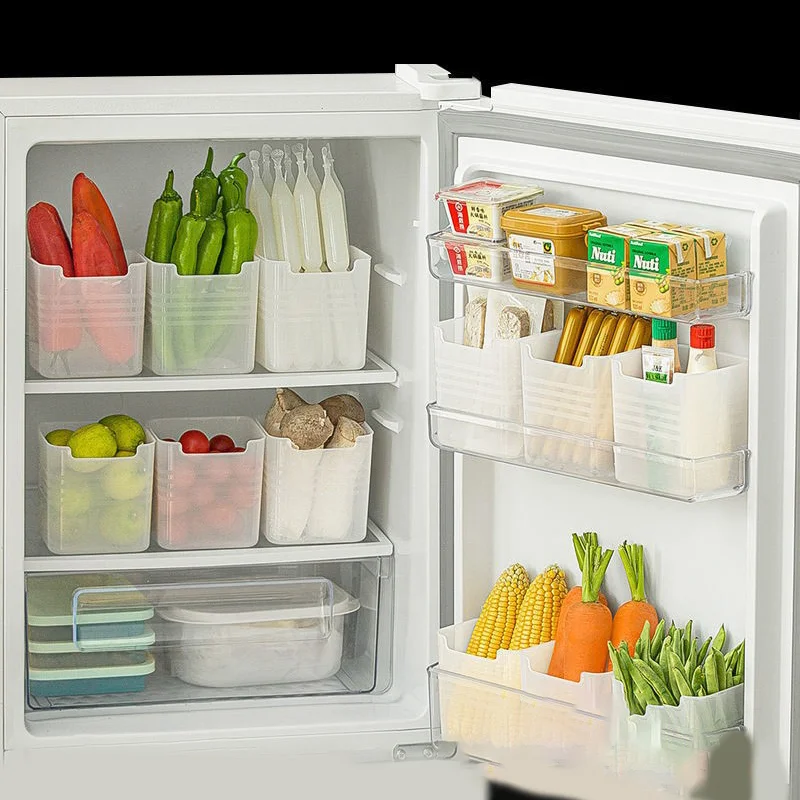 Refrigerator Food  Storage Box Fridge Side Door Fruit Vegetable Spice Food Case Container Kitchen Organizer Storage Boxes[J]【W4】