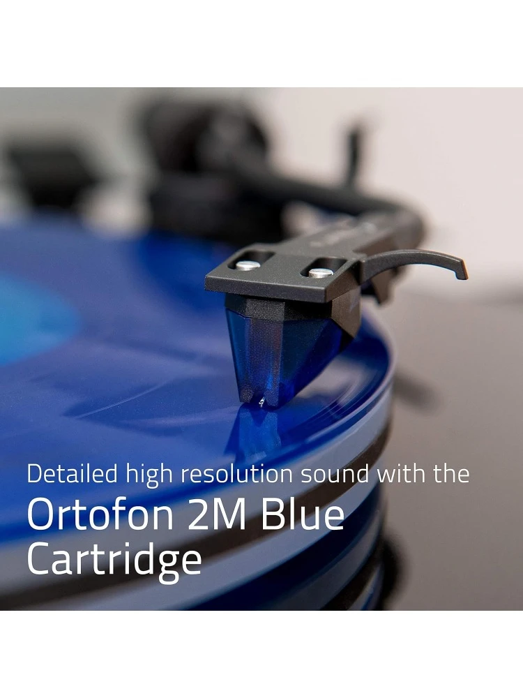 RT85 Turntable with Ortofon Cartridge Acrylic Platter Speed Control, and Vibration Isolation  High Fidelity Vinyl Record Player