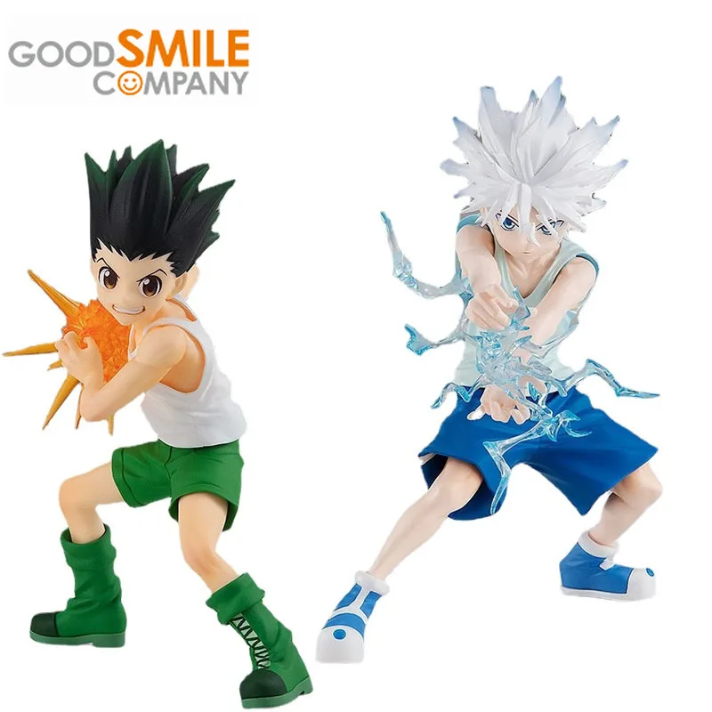 Good Smile Original POP HUNTER HUNTER Anime Figure GON FREECSS Killua Zoldyck Action Figure Toys For Boys Girls Kids Gift