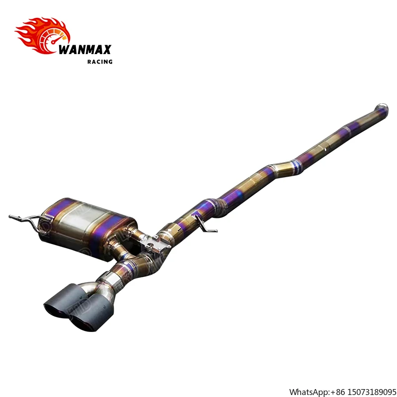 Titanium Escape Tubo Escape Coche Catback Exhaust System for MINI F56 Cooper S 2.0T Sport Exhaust System