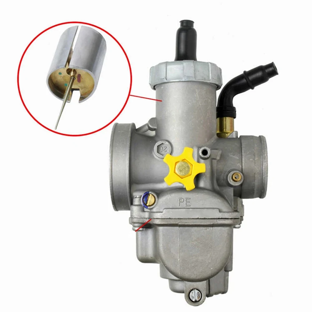 PE28 Carburetor 28mm For For Honda CR80 CR85 For Kawasaki KX80 KX100 KSR110 Motorcycle Engine Fuel Mixer With Hand Choke Metal - view 3
