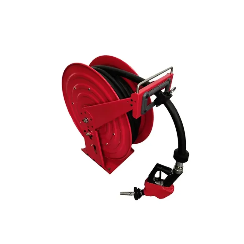 Empty Reel drums Heavy Dual Pedestal Air hose reel Retractable Oil Auto Hydraulic Hose Reels