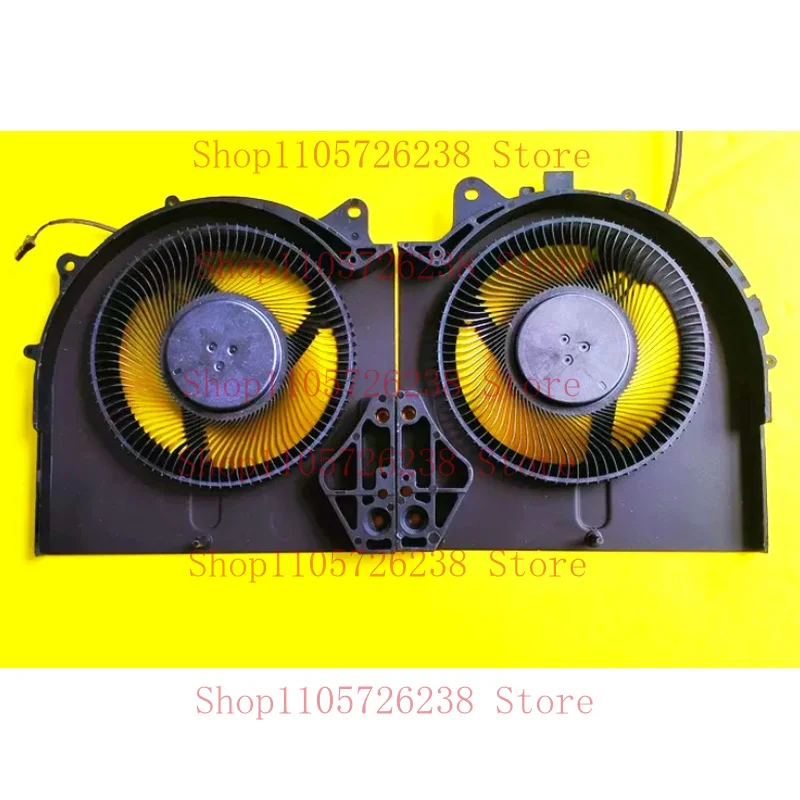 Original New CPU GPU Cooling Fan for DELL Alienware M17 R5 P50E 2022 Gaming Laptop DC12V 4Pin Replacement Cooler