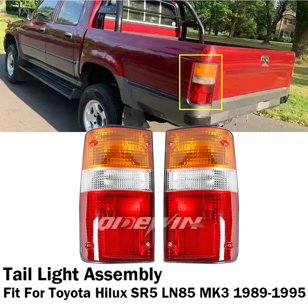 

81550-89163 81560-89163 Задний задний фонарь в сборе, сигнальная лампа для Toyota Hilux SR5 LN85 MK3 1989 1990 1991 1992 1993 1994 1995