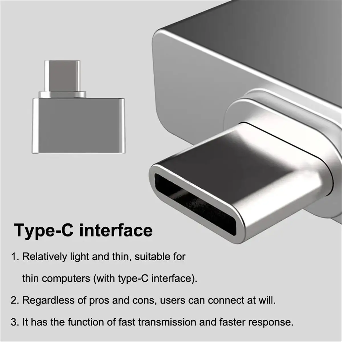 A10I Mini USB Fingerprint Reader for 7/10/11 Type-C Biometric Scanner Laptop PC Fingerprint Unlock Module