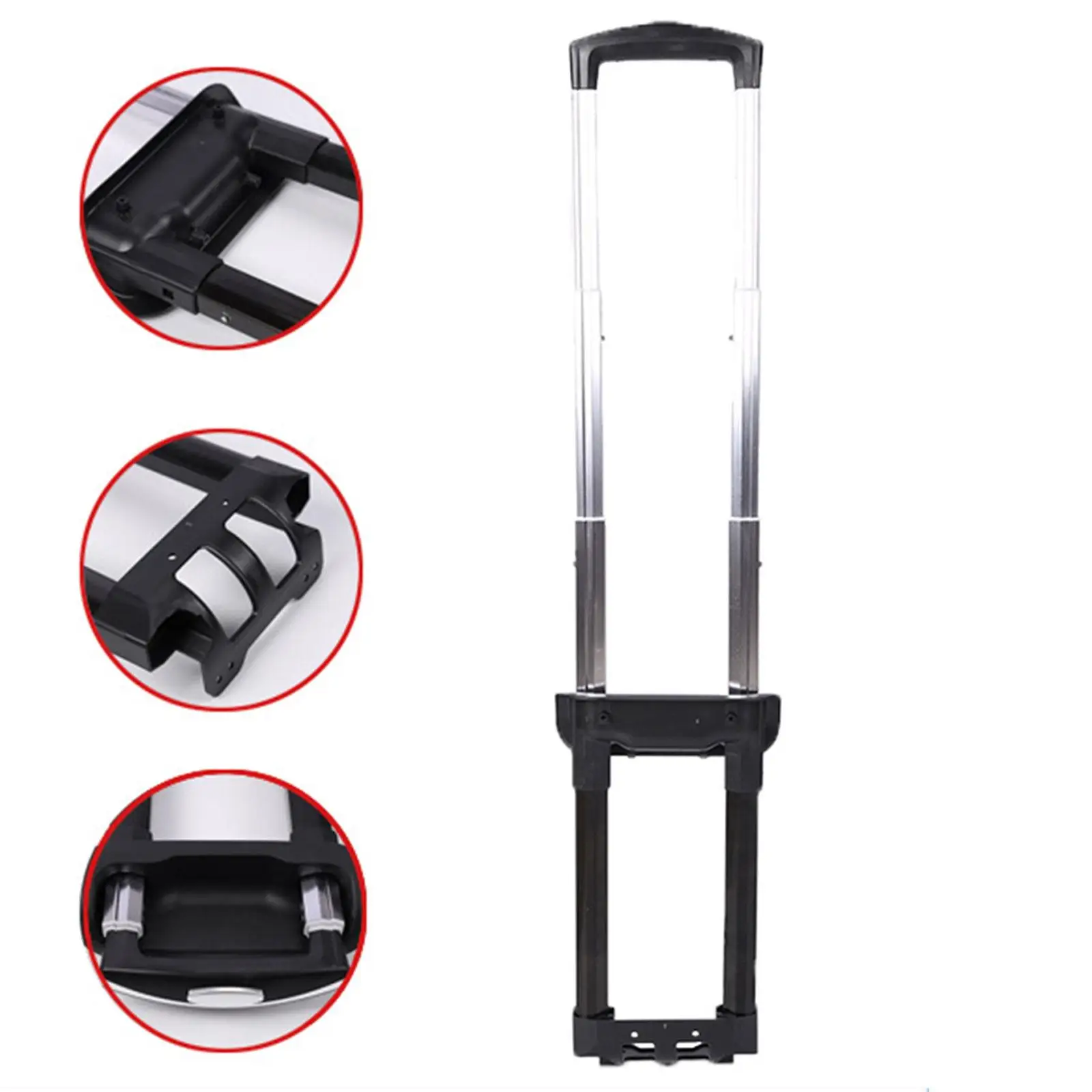 Suitcase Telescopic Handle Pull Out Replacement Stretchable Length Repair Carrying Case Durable Travel Luggage Telescopic Handle