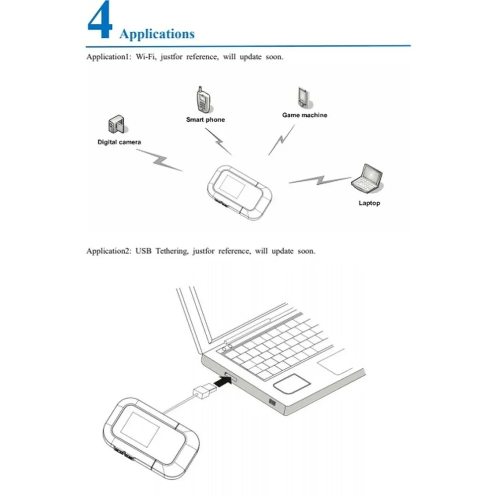 A72T Portable Wifi 6 Mobile Router 4G Global ESIM Hotspot Wireless Internet Access For Travel, Outdoor Use& Sharing