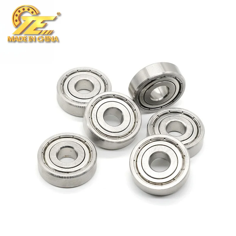 2pcs 304 stainless steel non-magnetic bearing s6003zz, acid and alkali resistant, high temperature resistant bearing, 17*35*10mm