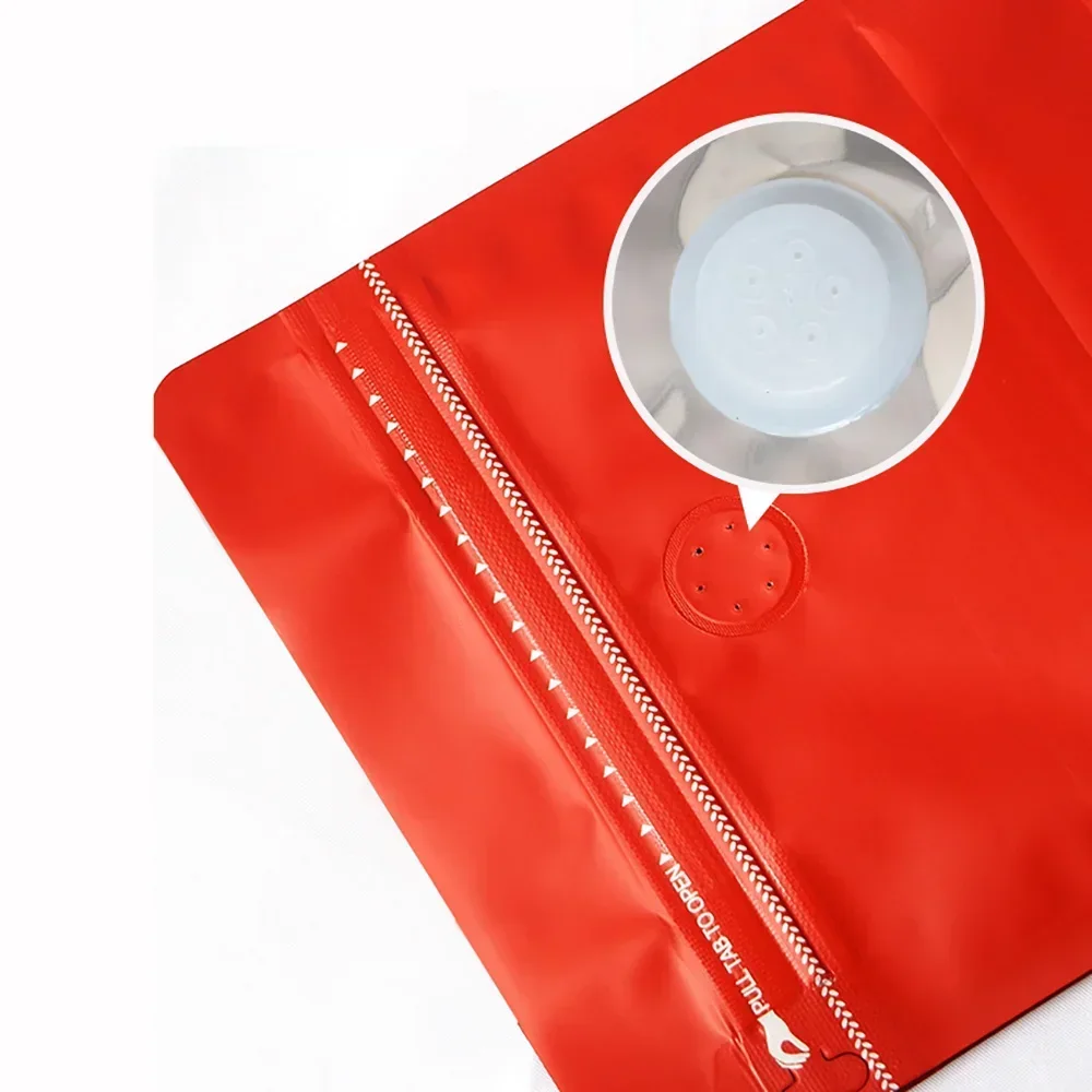 50pcs Custom Frosted Flat Bottom Food Grade Matt Pink Coffee Cookie Spice Powder Packaging Zipper Plastic Mylar Bag With Logo