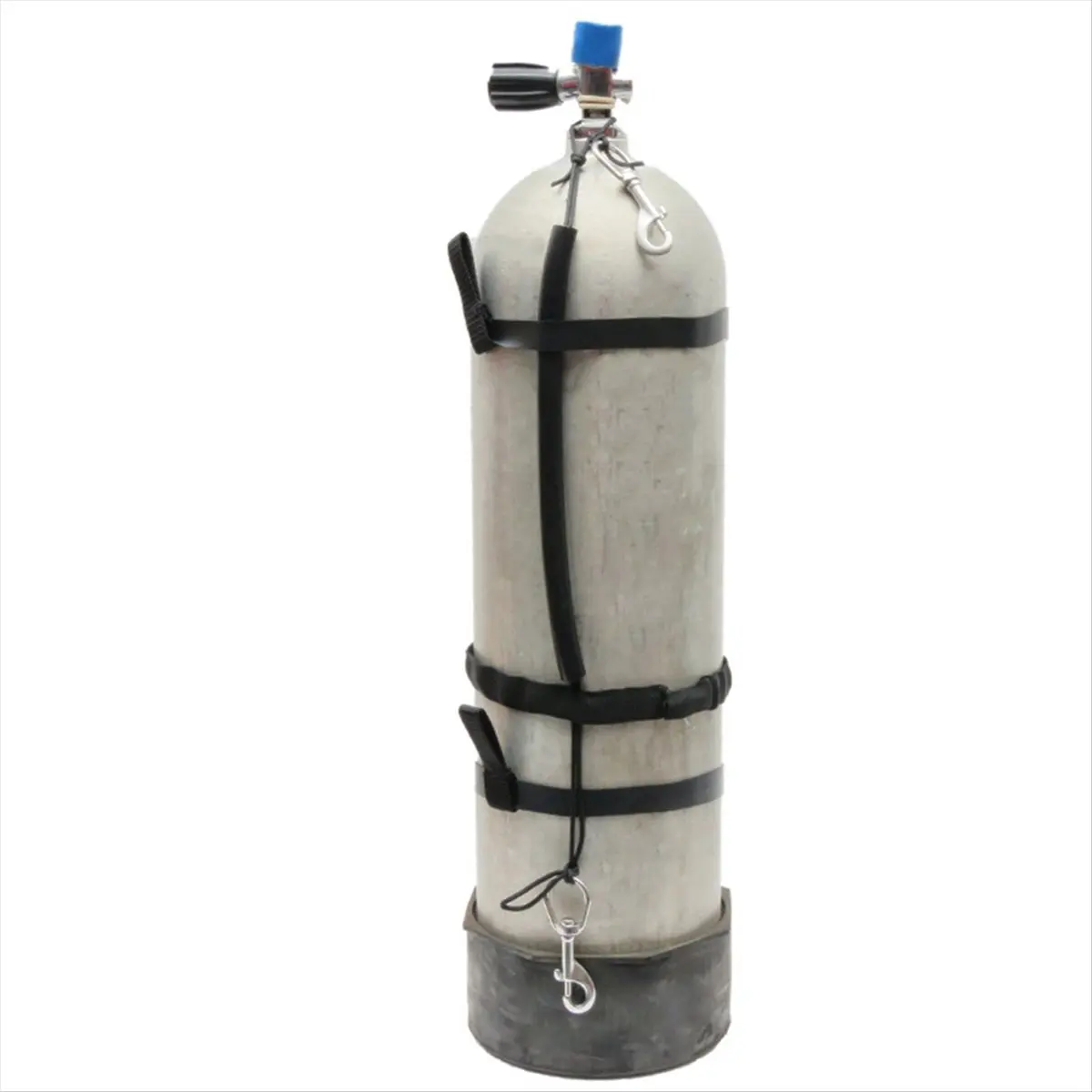 Stainless Steel Scuba Diving Tank Cylinder Stage Bottle Rigging Sidemount Strap for Tank Elastic Decompression Bottle A-A49I