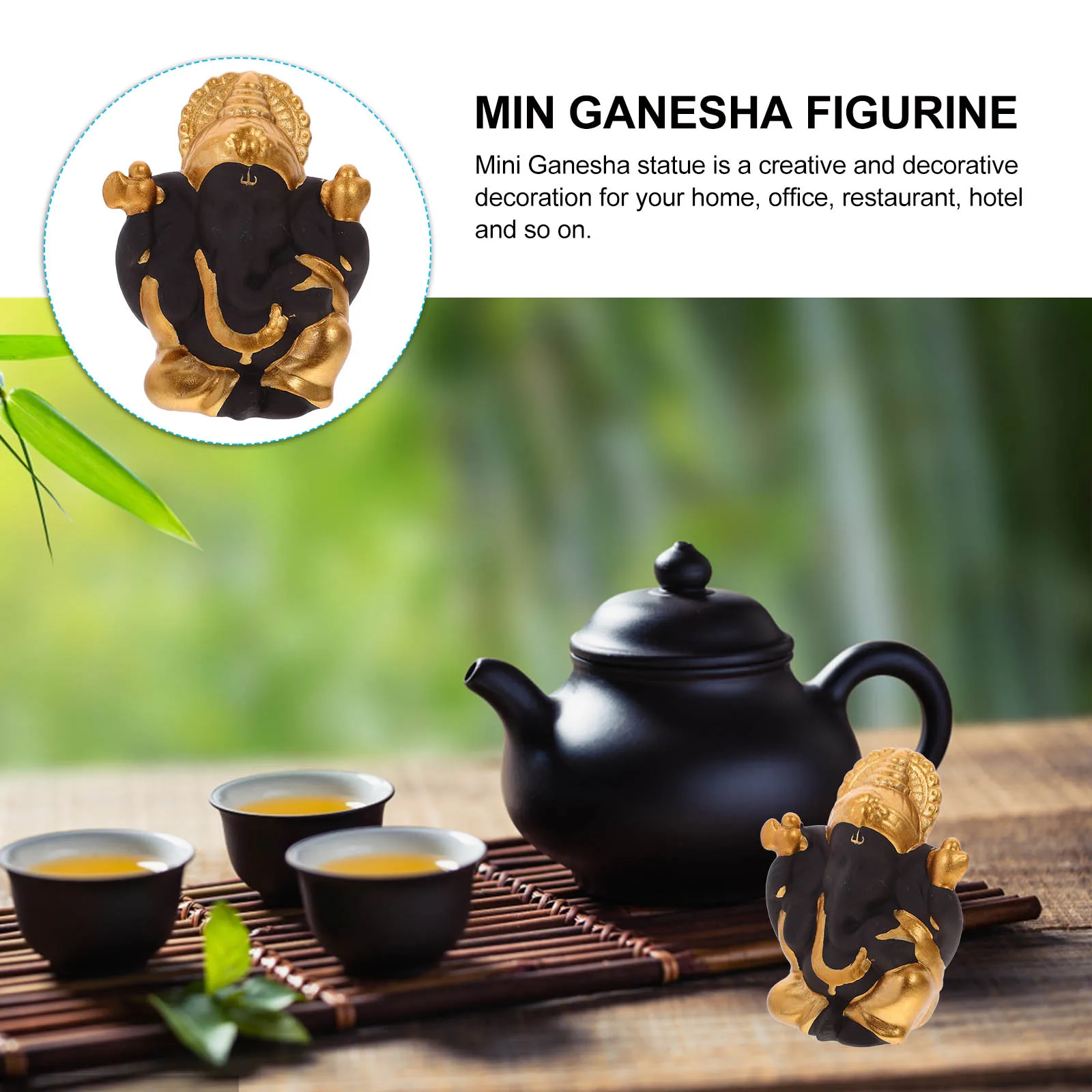 

Tea Pet Ornament Sculpture Clay Car Decor Statue for Dashboard Ornaments Figure Desktop