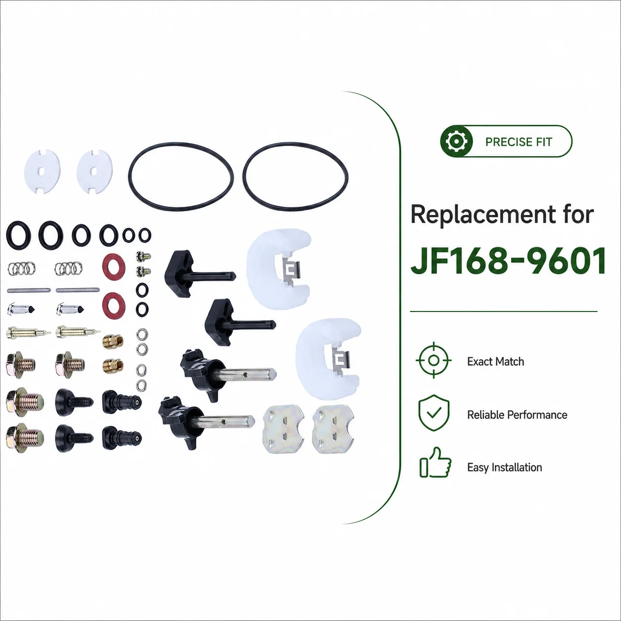 Carburetor Repair Kit For Honda GX200 GX160 GX120, Replaces JF168-9601, 2 Sets Carb Gasket Tune Up Kit Small Engine Parts