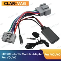 Para Volvo C30 C70 S40 S60 S70 S80 V40 V50 V70 XC70 XC90 Módulo Bluetooth de coche AUX-IN Cable adaptador de Audio