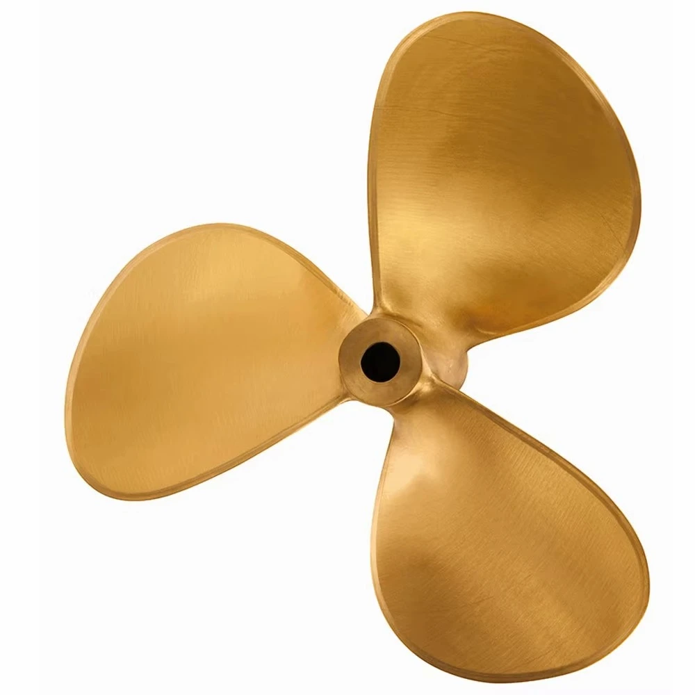 Factory Customized 3-Blade Stainless Steel Impeller Turbine Precision Casting Marine Propeller Parts Carbon Steel Square Pattern