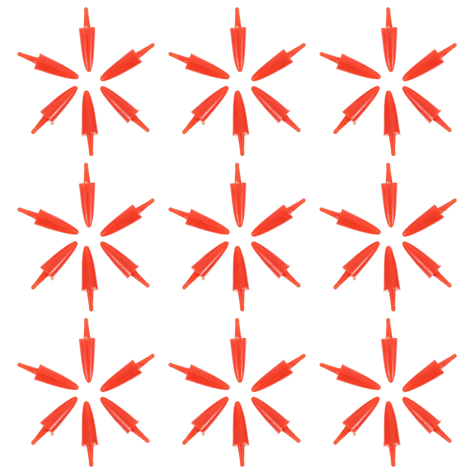 300 szt. Świąteczne akcesoria Świętego Mikołaja - czerwone nosy do rękodzieła DIY, wysokiej jakości plastikowe dekoracje bałwana