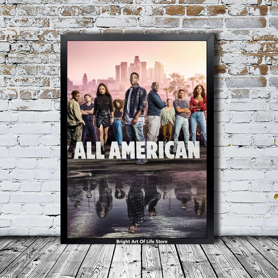 All American Poster Star Actor TV Series Canvas Poster Photo Print Wall Painting Home Decor (Unframed)