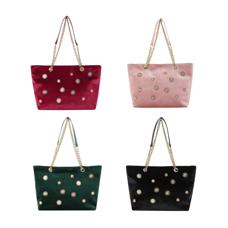 Bolso mano terciopelo, cartera para teléfono, bolso hombro, bolso para mujer, trabajo, citas