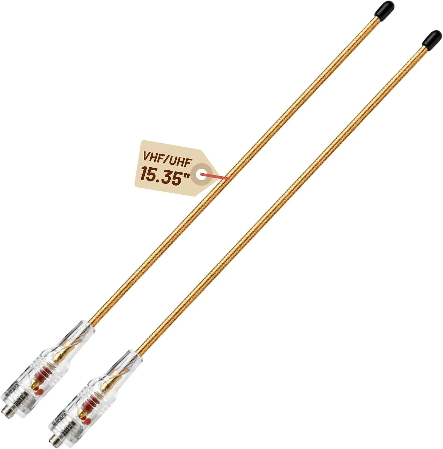 BAOFENG NA-771 SMA Female High Gain Antenna 38.5cm Transparent Universal for Walkie Talkie Two Way Radio