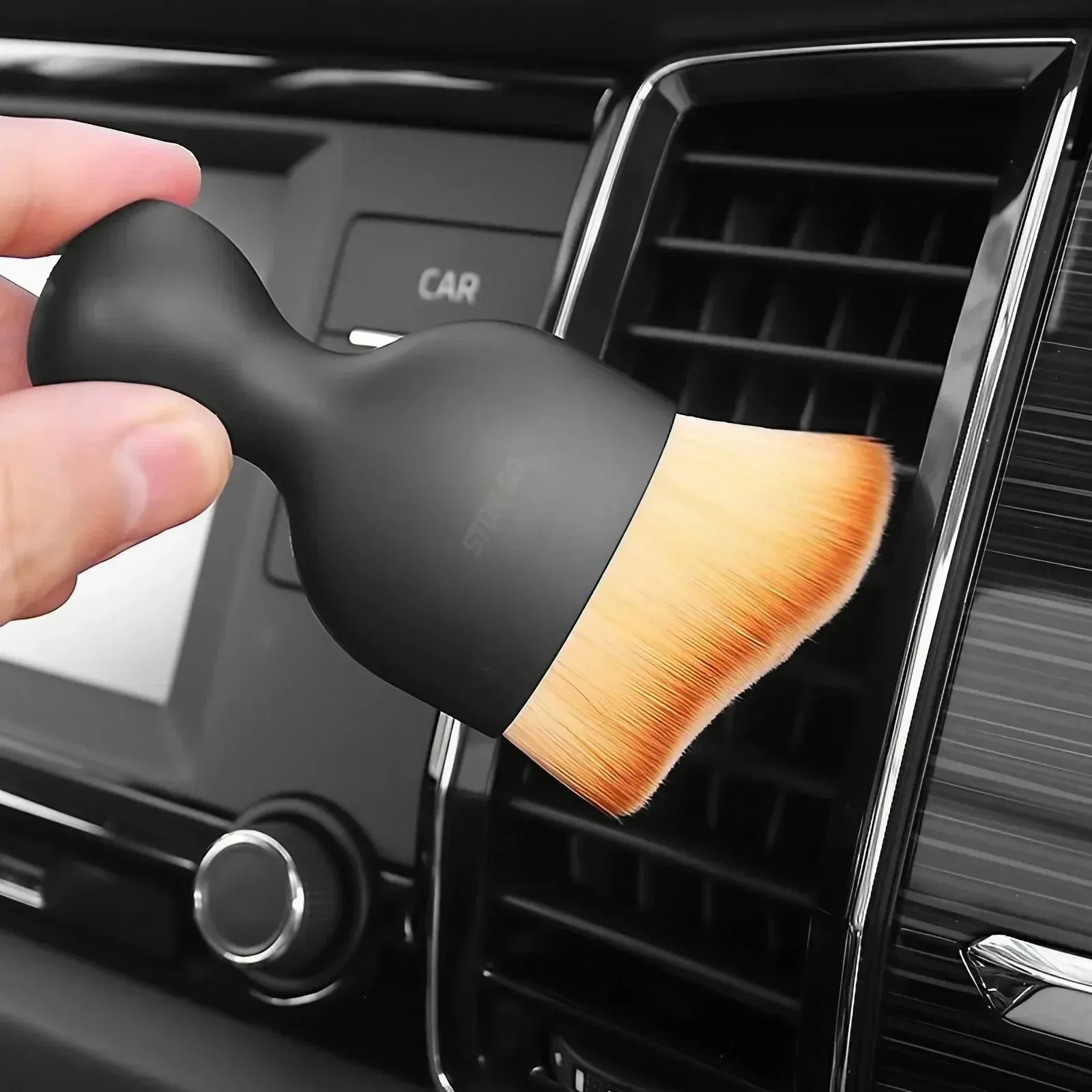 Car Interior Cleaning Soft Brush, Dashboard Air Vent Gap Duster, Home Office Detail Cleaning Tool, Auto Maintenance Tool