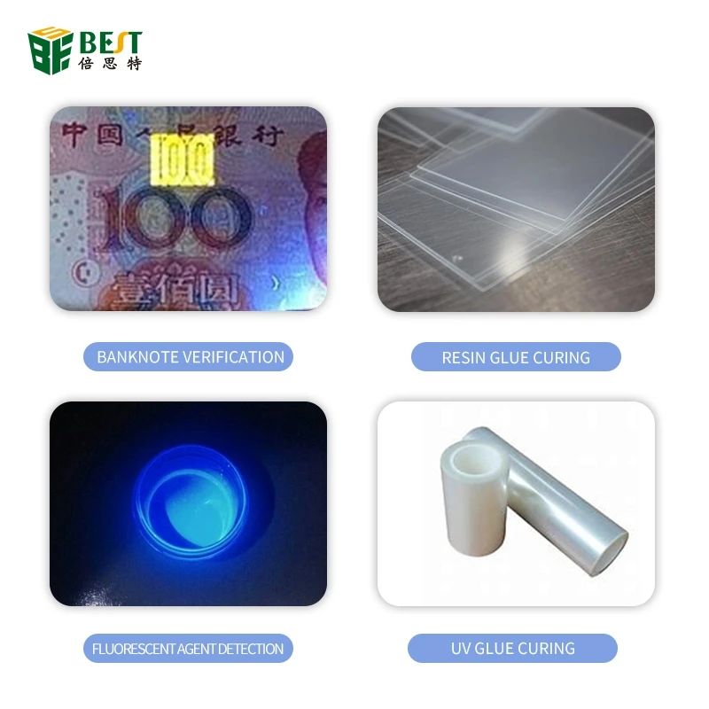 UV Glue Curing Lamp USB 5V LED Ultraviolet Green Oil Curing Purple Light For iPhone Circuit Board Mobile Phone Repair Tool