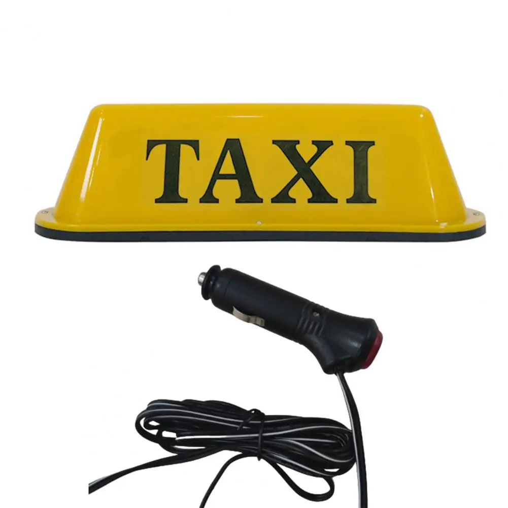 Taxi Cab Sign Roof Top Topper Auto Magnetic Lamp LED Light Waterproof TAXI Roof Lamp Bright Cab Roof Light Car Signal Light