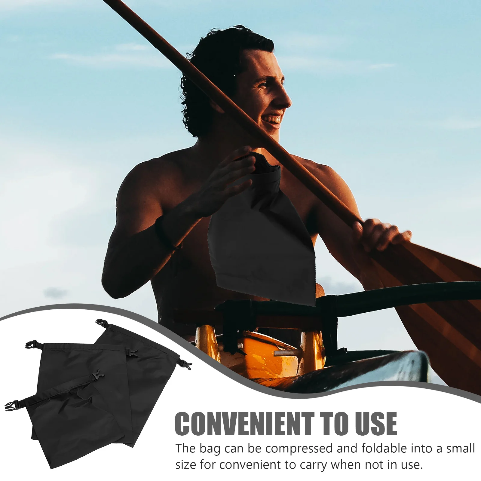 3pcs 1.5L 2.5L 3.5L Waterproof Dry Bag Set Roll-Top Closure Taped Seams For Camping Boating Kayaking Fishing Outdoor Water