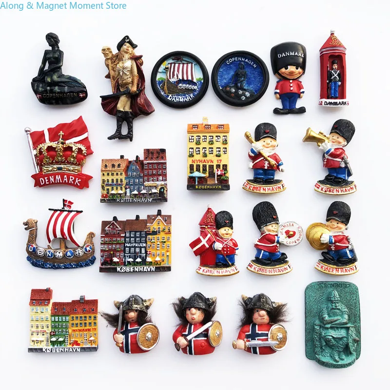 Скандинавская Дания, творческие гуманитарные средства, живописный туризм, мемориальное украшение, ремесленные подарки, копиген, магнитные наклейки на холодильник