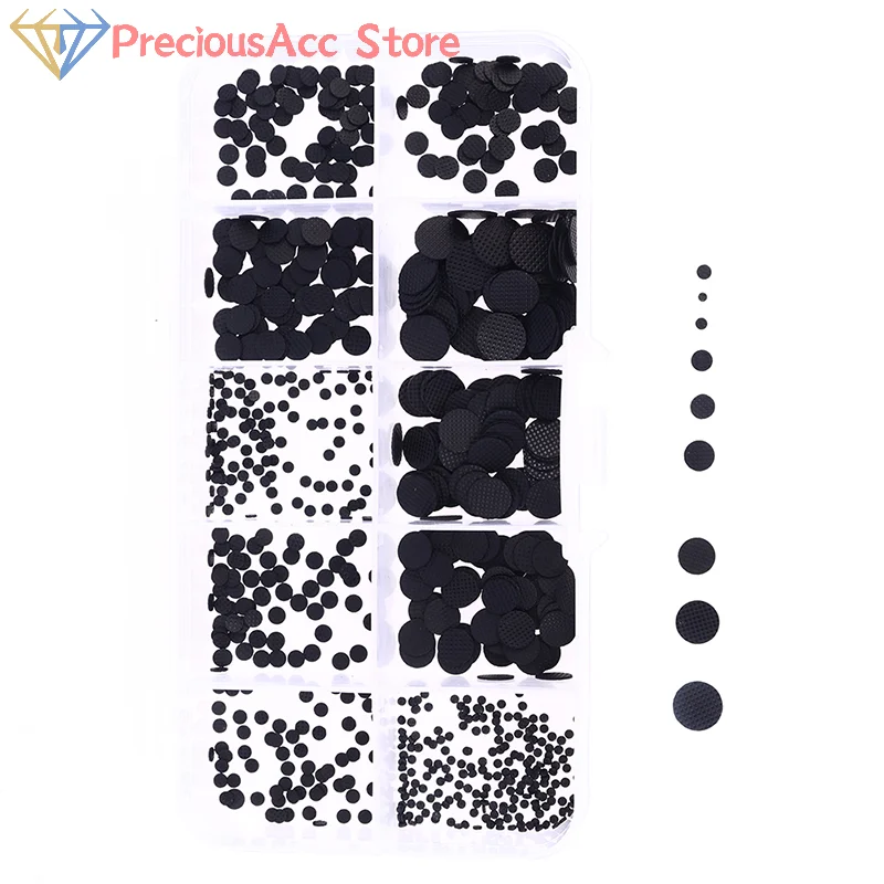 500PCS/Box Different Sizes Conductive Rubber Pads Keypad Repair Kit For IR Remote Control Conductive Rubber Buttons
