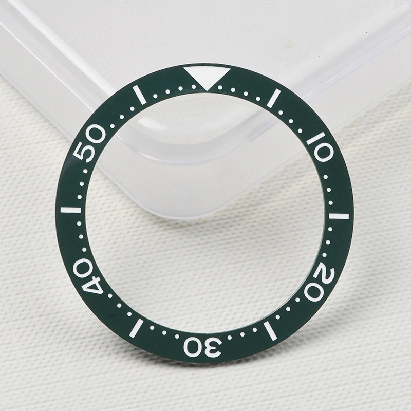 

31.2-39.2mm Ceramic Bezel Insert SKX007009 6105 fit Seiko For NH35 NH36 Automatic Movement Dive Watch bezel insert C3 Luminous