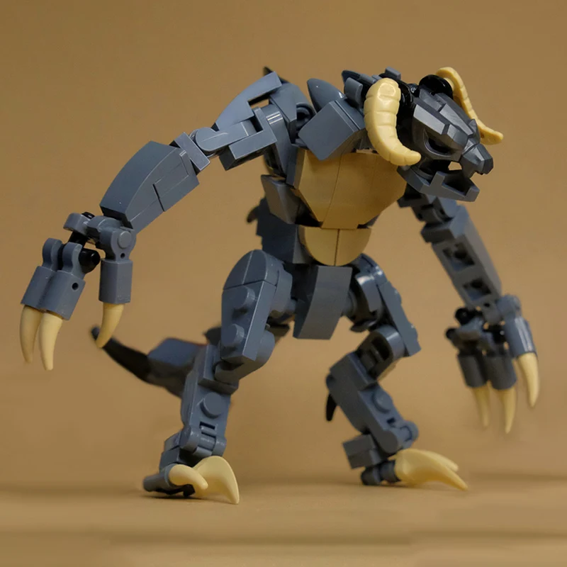 QWERT Popular Anime Model MOC Building Bricks Minotaur Mech Robot Modular Technology Gifts Holiday Assemble Children Toys Suit