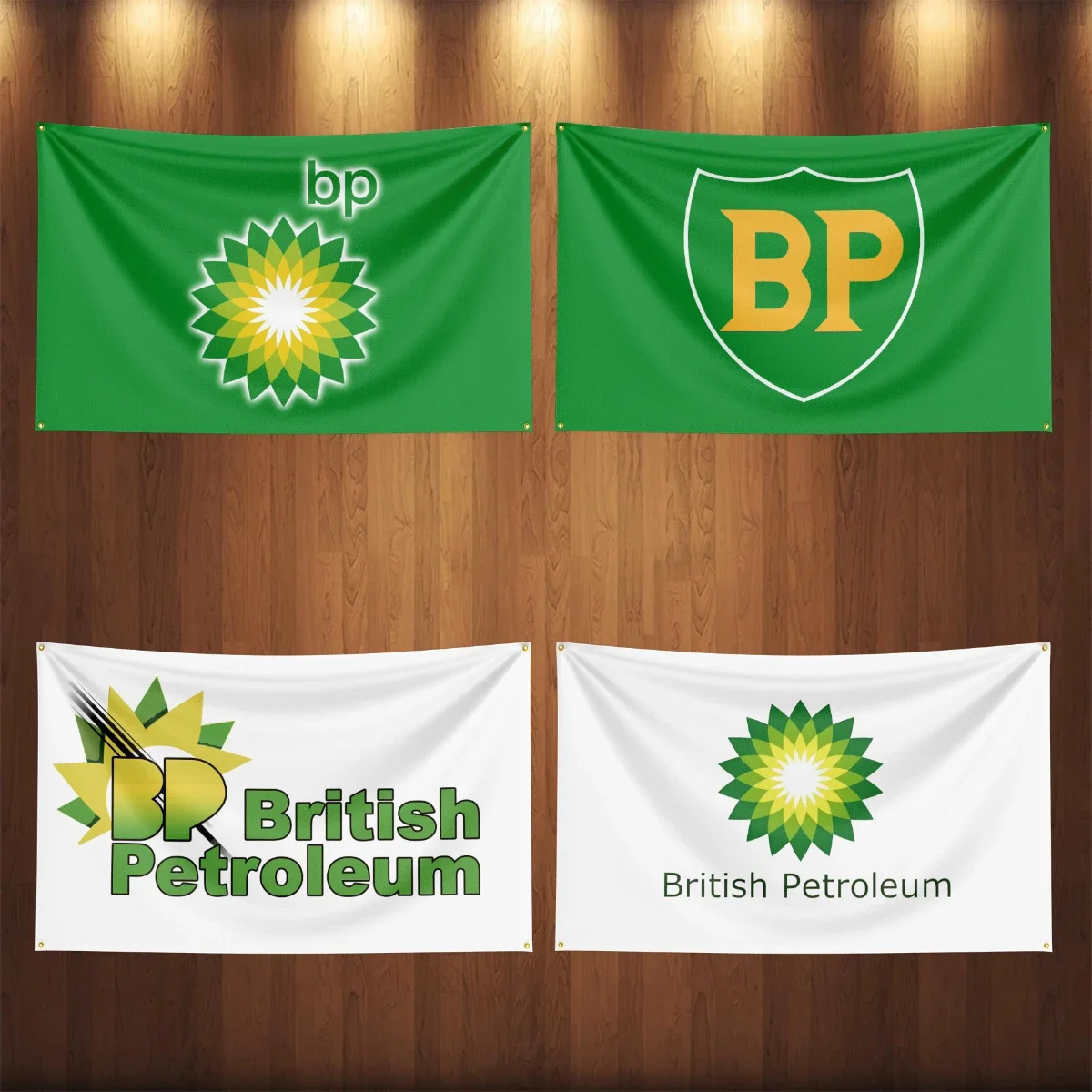 3x5Ft BPs Oil Gasoline Flag Banners Diesel Fuel Petrol Flag Banners Garage Car Tapestry Flag Garage Outdoor Decor