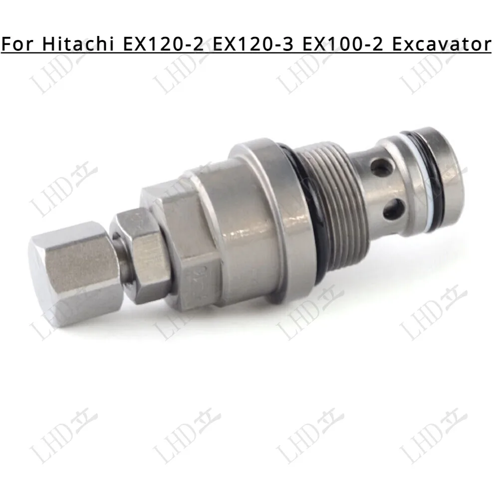 1 Pc New Service Relief Valve Fit For Hitachi Ex120-2 Ex120-3 Ex100-2 Excavator/