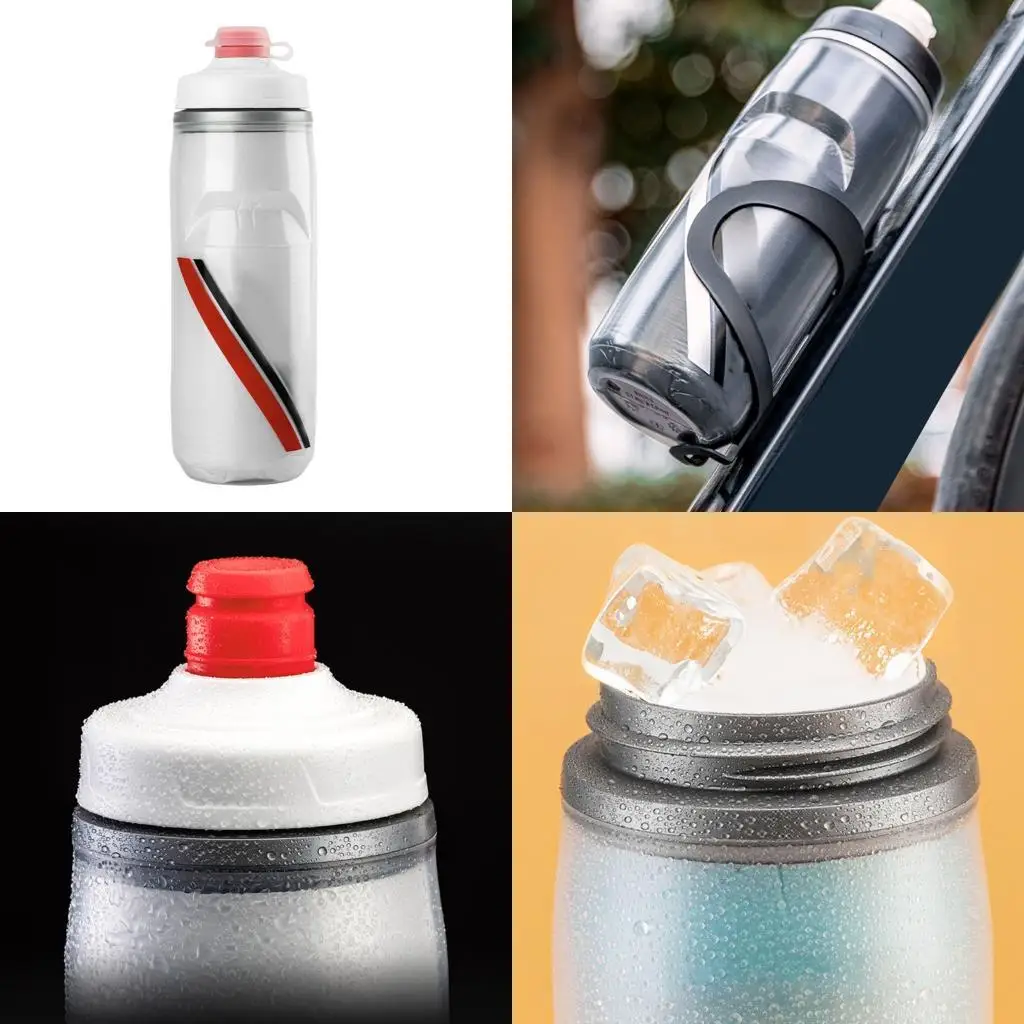 

Y1UC Cold Retaining Bike Water Bottles Wide Mouthes Exercise Bike Water Bottles
