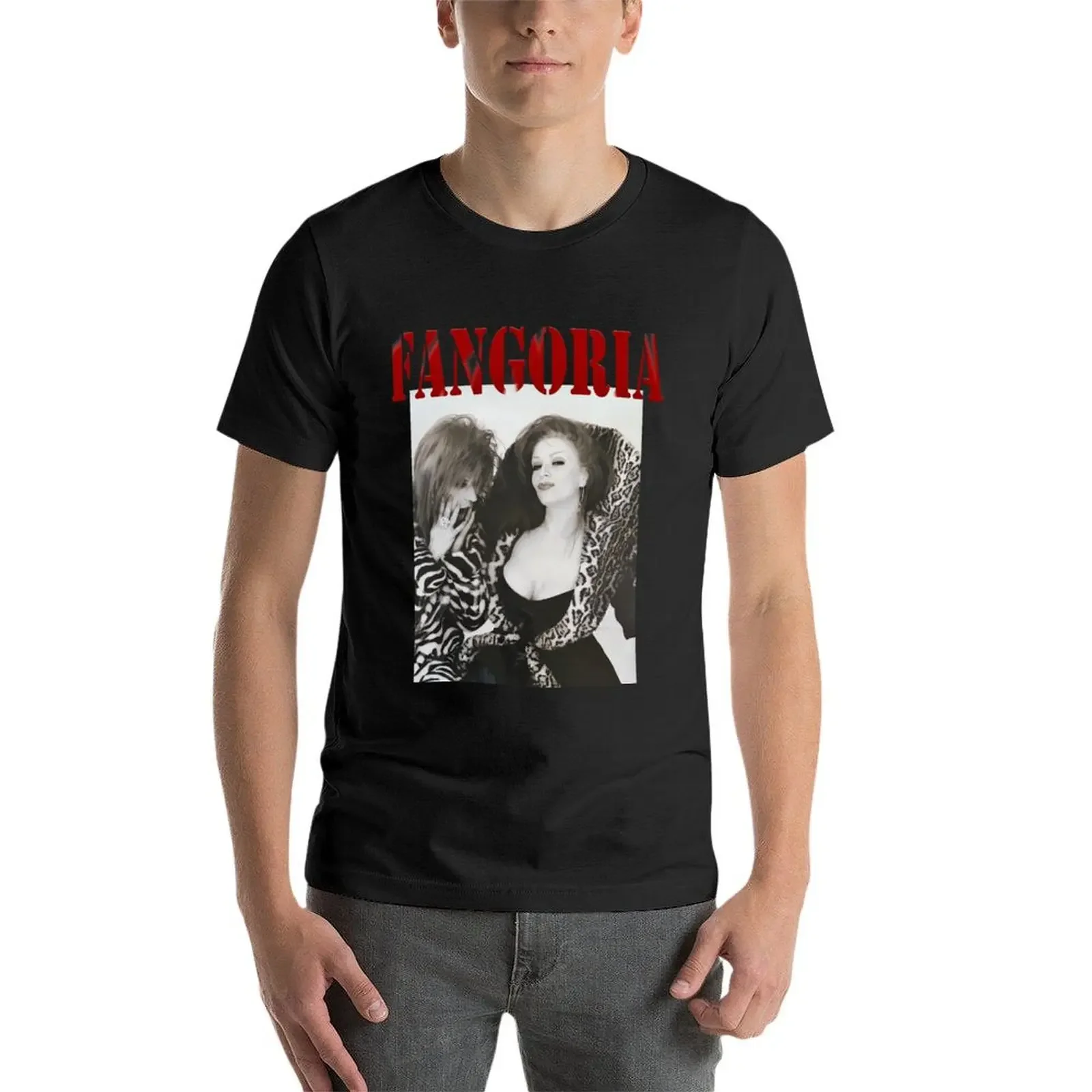 Fangoria T-Shirt vintage t-shirts graphique T-Shirt vintage graphique T-Shirt haut d'été drôle t-shirts pour hommes