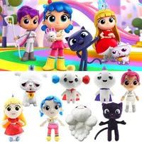 Anime True and The Rainbow Kingdom Plush Toys Bartleby Cat Plushie Dolls The True Zee Grizelda Frookie Stuffed Figure Xmas Gift