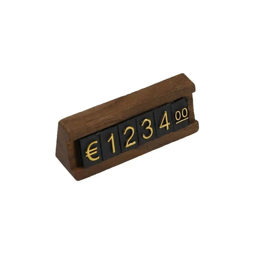 

Деревянная Базовая деревянная рама, набор для ценового набора, регулируемая цена, комбинированная выставка букв